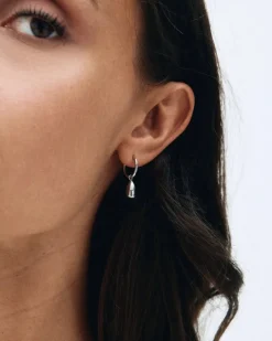 korvakorut Drop Mini Hoops Steel, Stainless steel>Edblad