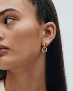 korvakorut, ETERNAL ORBIT EARRINGS STEEL>Edblad Outlet