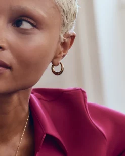 korvakorut, FURO HOOPS L GOLD>Edblad Discount