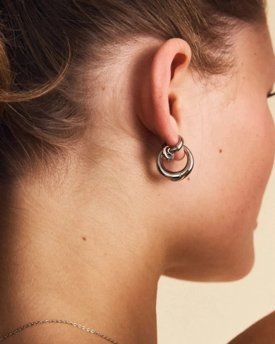 korvakorut Furo Hoops L Steel, Stainless steel>Edblad Discount