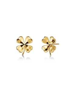korvakorut Lucky Studs Gold, Gold pleated>Edblad Sale