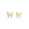 korvakorut Papillon Studs Gold, Gold pleated>Edblad Hot