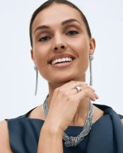 korvakorut Revel Knot Earrings Steel, Stainless steel><noscript><img width=