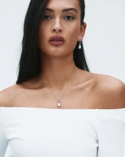 korvakorut Swivel Earrings Pearl S, Stainless steel><noscript><img width=