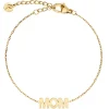 naisten rannekoru Mom Bracelet, Gold pleated>Edblad Discount