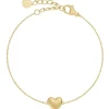 rannekoru Barley Bracelet Gold, Gold pleated>Edblad New