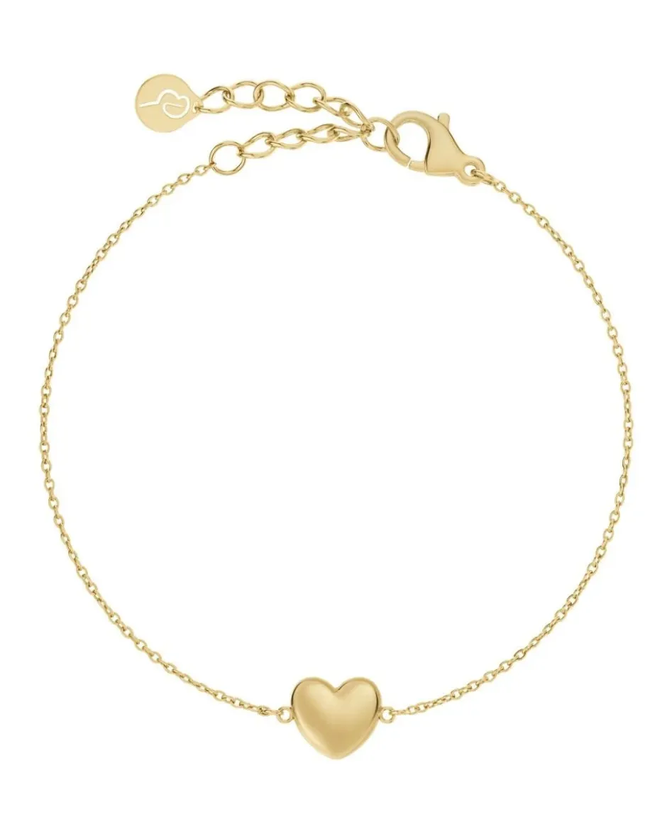 rannekoru Barley Bracelet Gold, Gold pleated>Edblad New