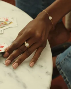 rannekoru Thassos Bracelet Gold, Gold pleated>Edblad Sale