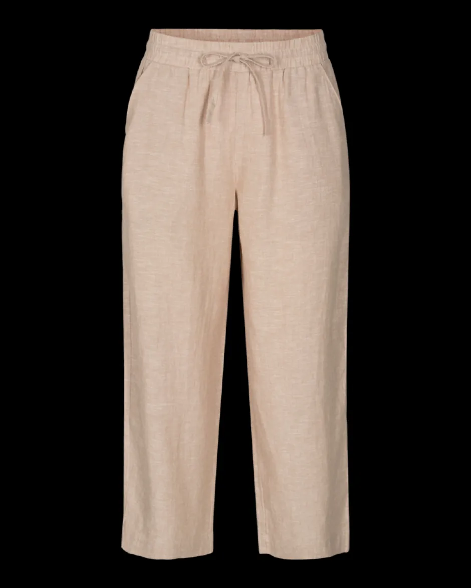 Naisten housut LA PANT 7/8 LINEN>Freequent