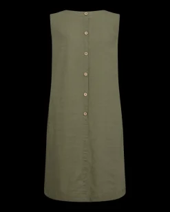 Naisten Mekko LAVARA U DRESS Armeijanvihreä>Freequent