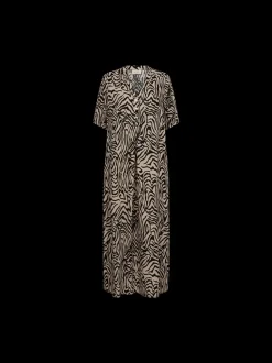 naisten mekko, LARIN DRESS Ruskea Kuosi>Freequent Online