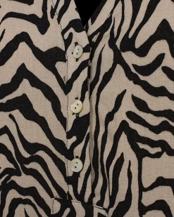 naisten mekko, LARIN DRESS Ruskea Kuosi><noscript><img width=