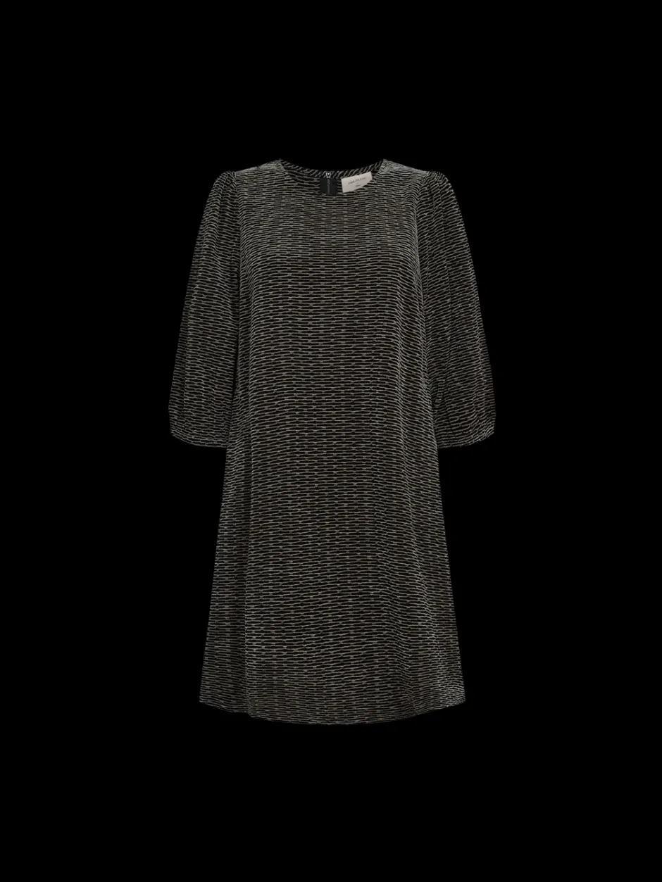 naisten mekko, MINA DRESS Beige Kuosi>Freequent Discount