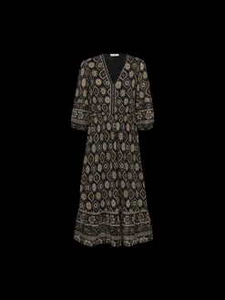 naisten mekko, NOMES DRESS Beige Kuosi>Freequent