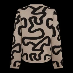 Naisten Neule, ANI PULLOVER Beige Kuosi><noscript><img width=