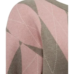 naisten neulepusero SORA PULLOVER, vaaleanpunainen kuosi>Freequent