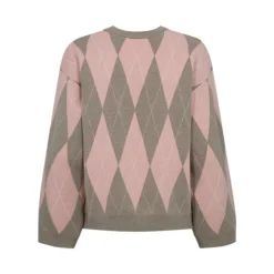 naisten neulepusero SORA PULLOVER, vaaleanpunainen kuosi><noscript><img width=
