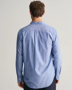 Miesten Kauluspaita REGULAR COTTON LINEN SHIRT>Gant Best