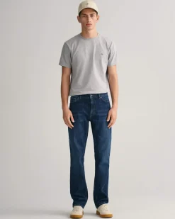 farkut, REGULAR JEANS Indigo>Gant Outlet