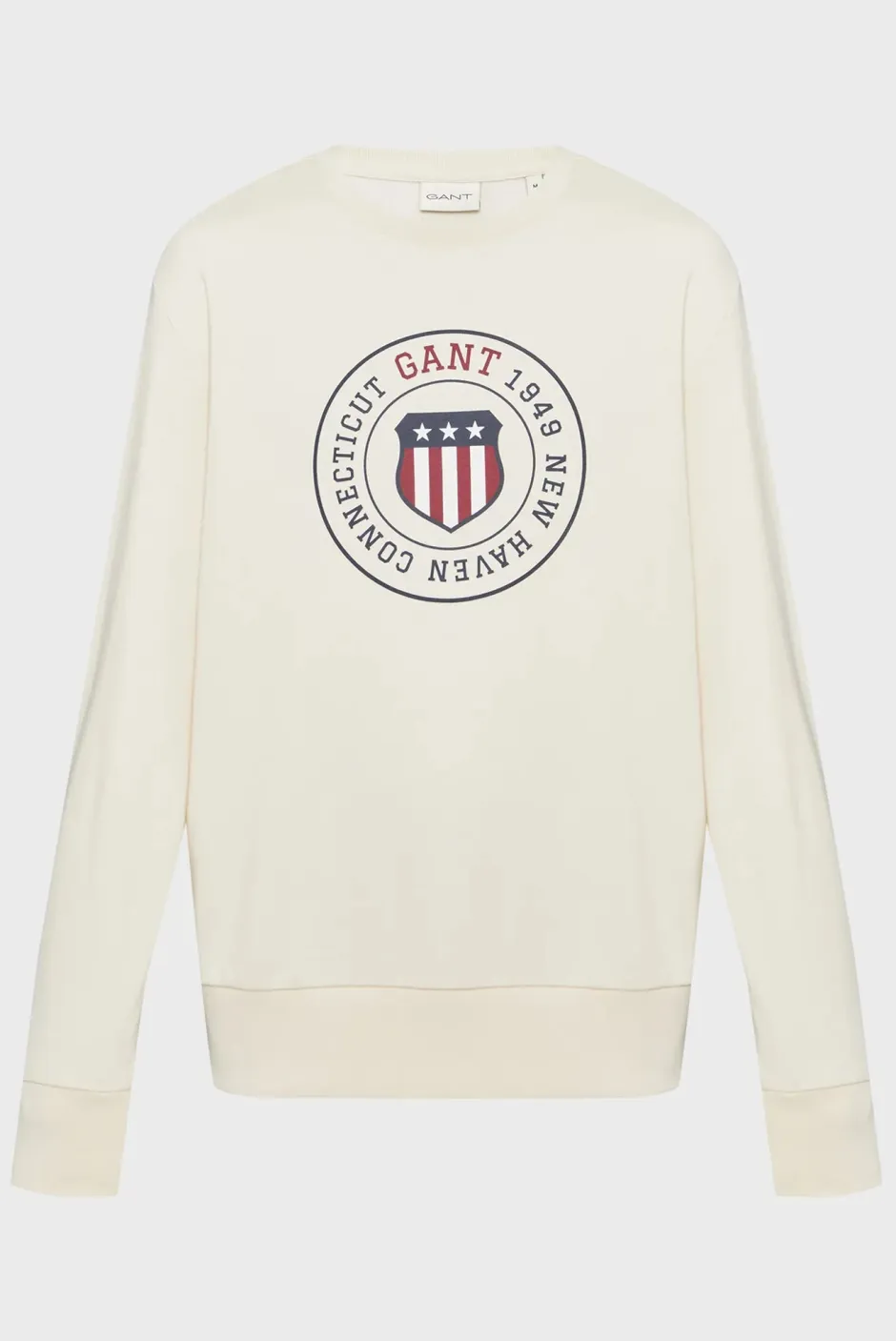 miesten collegepaita Graphic C-Neck,>Gant New