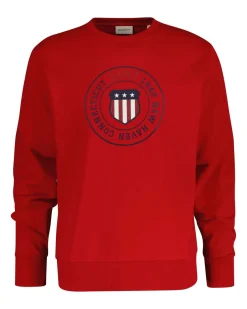 miesten collegepaita Graphic C-Neck,>Gant Discount