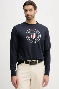 miesten collegepaita Graphic C-Neck,>Gant Discount