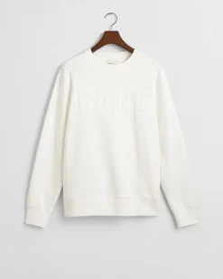Miesten Collegepusero, EMBOSSED C-NECK SWEAT>Gant Outlet