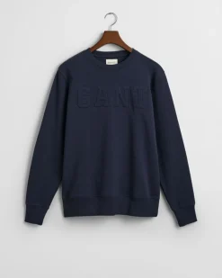 miesten collegepusero, K EMBOSSED C-NECK SWEAT>Gant New