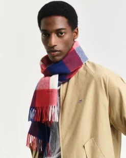 Miesten Huivi, CHECK MERINO WOOL SCARF>Gant