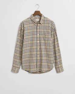 Miesten kauluspaita, REG TWILL CHECK SHIRT>Gant