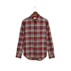 miesten kauluspaita, REG FLANNEL CHECK SHIRT>Gant