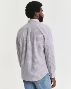 miesten kauluspaita, REG CLASSIC MICRO CHECK>Gant Online