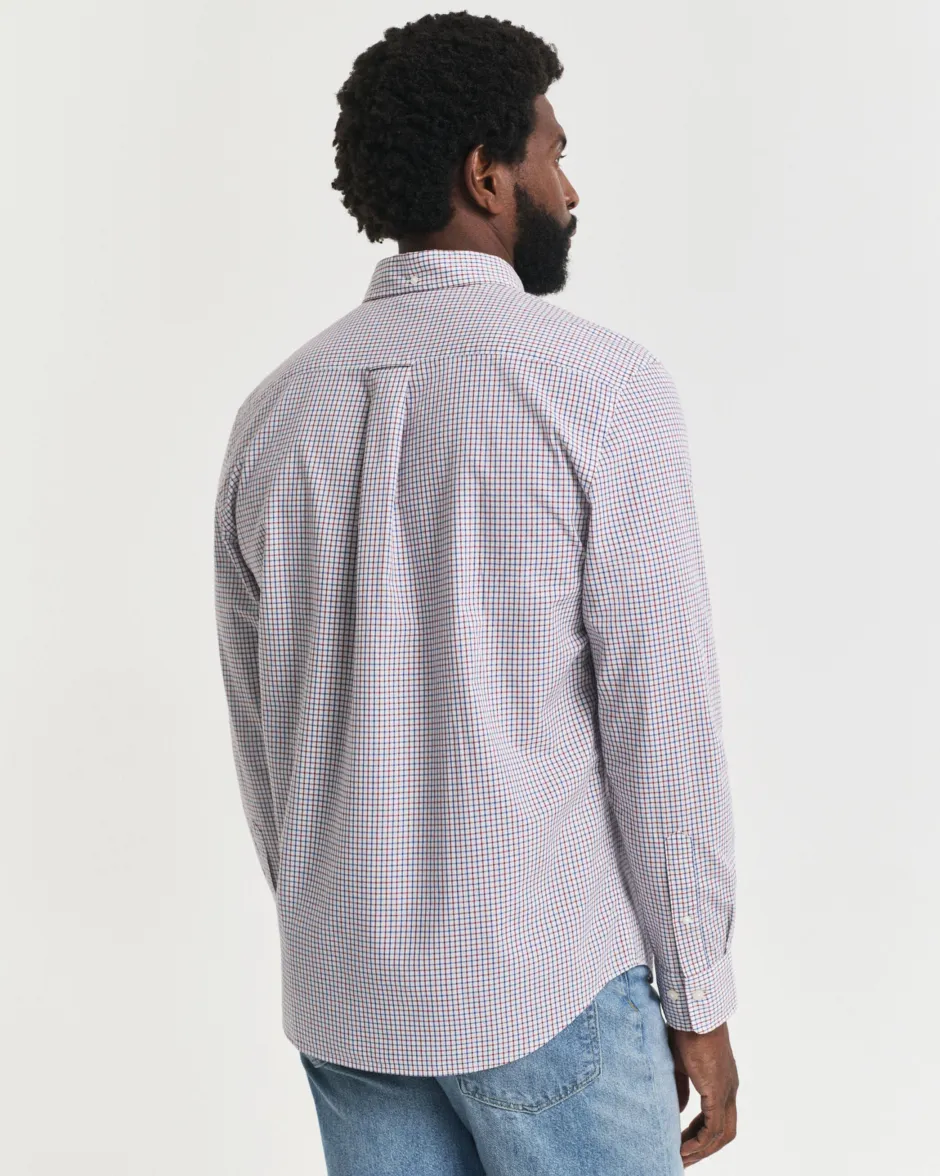 miesten kauluspaita, REG CLASSIC MICRO CHECK>Gant Online