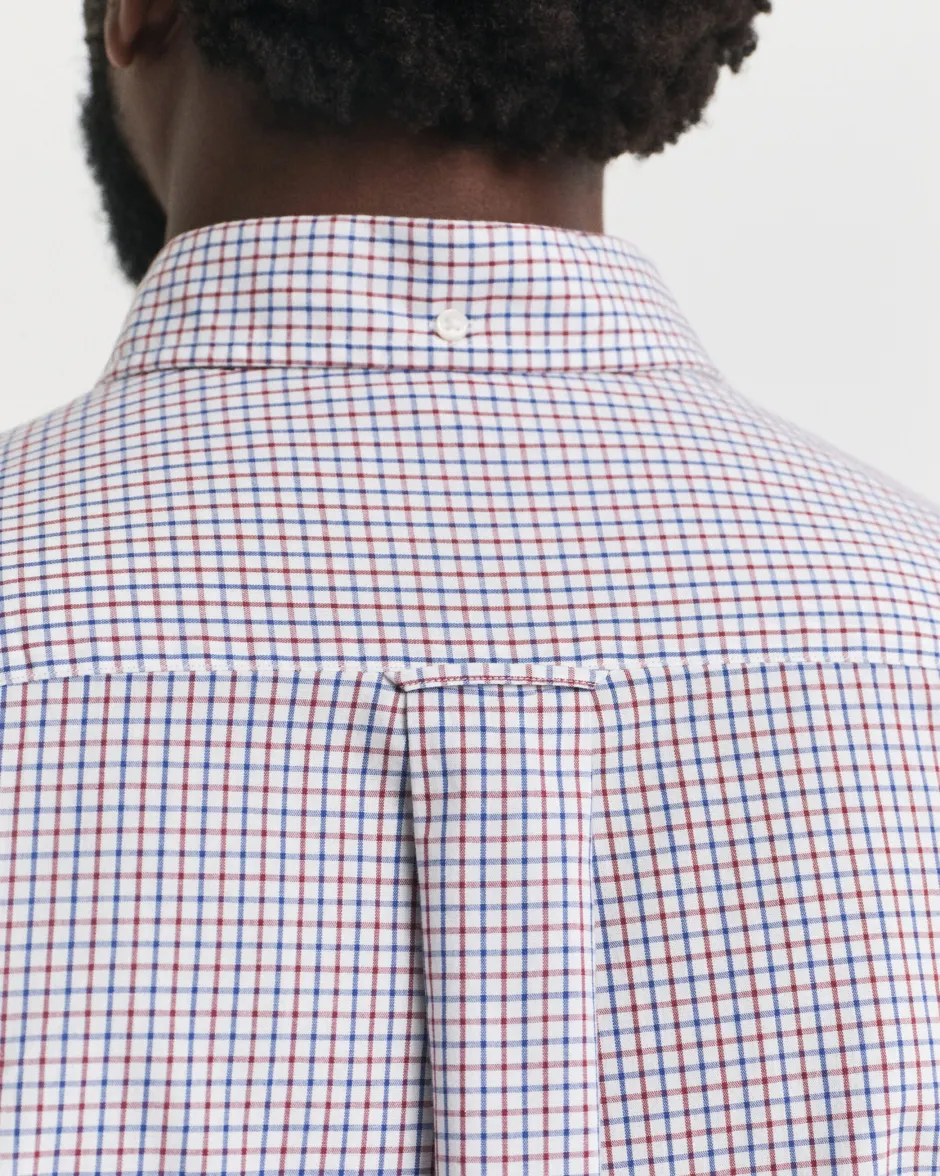 miesten kauluspaita, REG CLASSIC MICRO CHECK>Gant Online