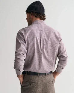 miesten kauluspaita, POPLIN MICRO GINGHAM>Gant