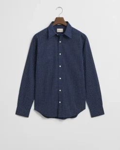 miesten kauluspaita, REG MICRO PRINT SHIRT>Gant Online