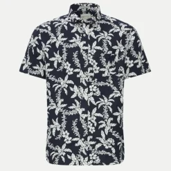 Miesten Kauluspaita, REGULAR COTTON LINEN PALM>Gant Outlet
