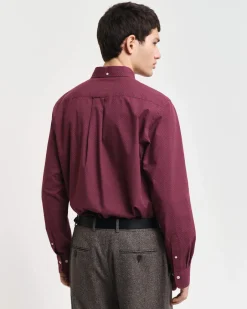 Miesten Kauluspaita, MICRO PRINT Punainen Kuosi>Gant Outlet