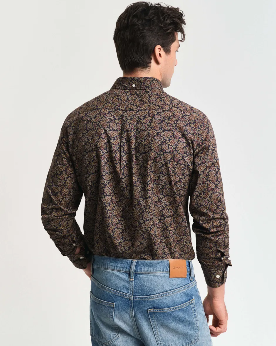 miesten kauluspaita, PAISLEY PRINTED SHIRT>Gant Online