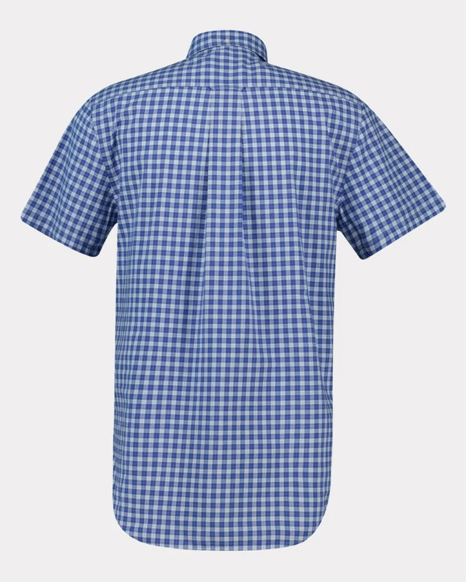 miesten lyhythihainen kauluspaita, REG CLASSIC POPLIN SS SHIRT>Gant
