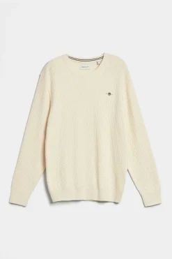 Miesten Neule, COTTON TEXTURE C-NECK>Gant Hot
