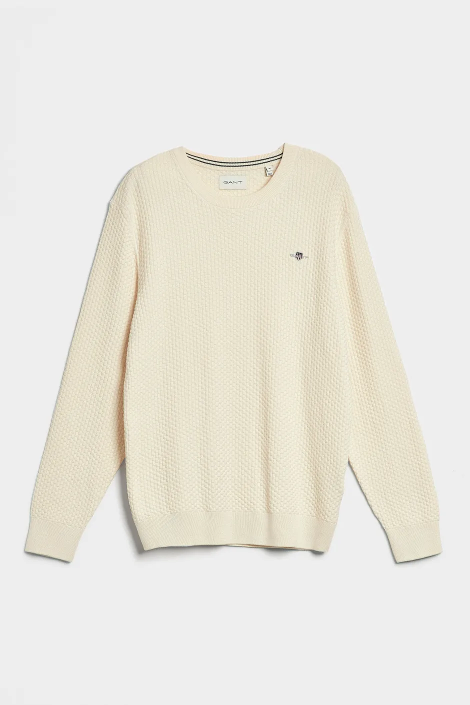 Miesten Neule, COTTON TEXTURE C-NECK>Gant Hot