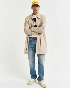 miesten neule, STRIPED COTTON CABLE C-NECK><noscript><img width=