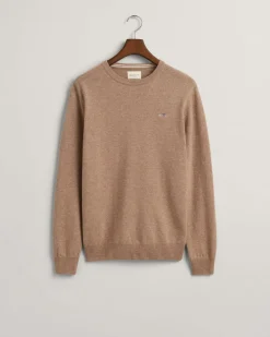 Miesten Neulepaita, SUPERFINE LAMBSWOOL C-NECK>Gant Sale