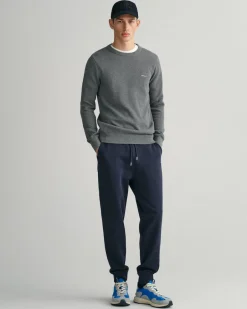 miesten neulepusero, K COTTON PIQUE C-NECK><noscript><img width=