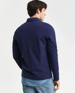 miesten paita, REG SHIELD LS PIQUE RUGGER>Gant Hot