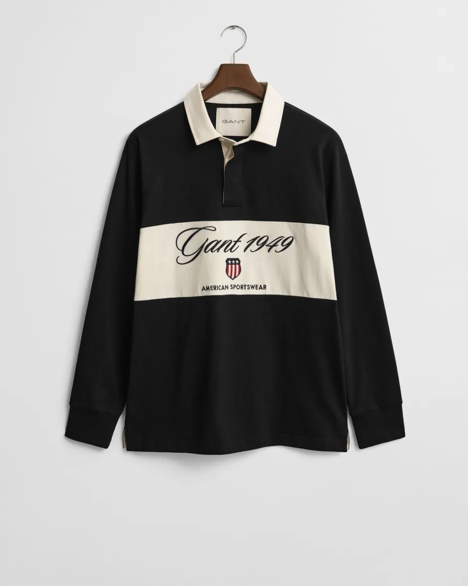 miesten paita Blocked Heavy Rugger,>Gant Hot