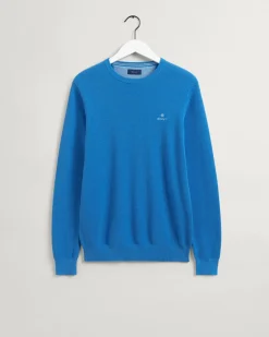 Miesten Puuvillaneule, Cotton Pikee Crew><noscript><img width=