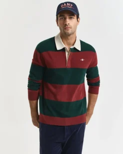 miesten ruggeri, EXTRAFINE LAMBSWOOL STRIPED BLOCKE>Gant Clearance