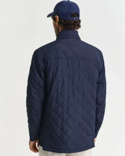 miesten tikkitakki, QUILTED WINDCHEATER MID JACKET>Gant Clearance